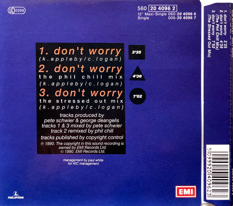 Kim Appleby Maxi CD Don't Worry - Europe (M/VG)