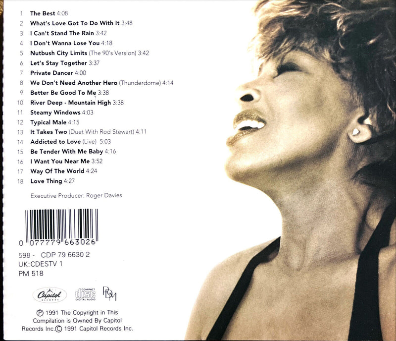 Tina Turner CD Simply The Best
