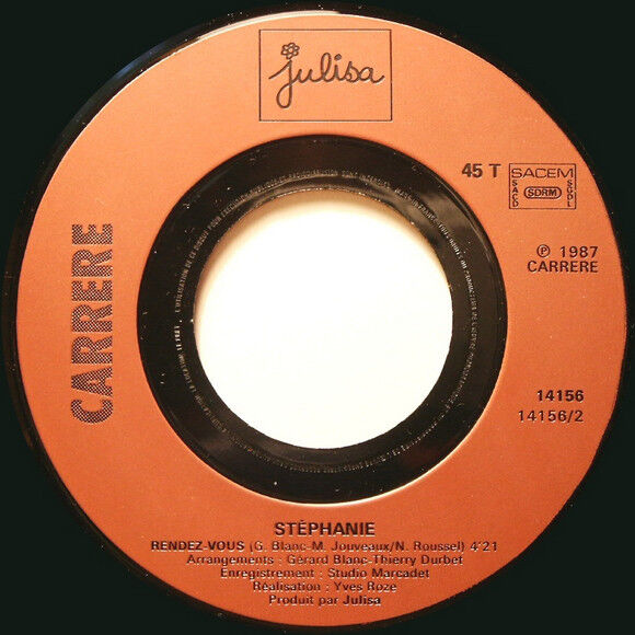 Stephanie 7" Fleurs Du Mal - France (VG+/VG+)
