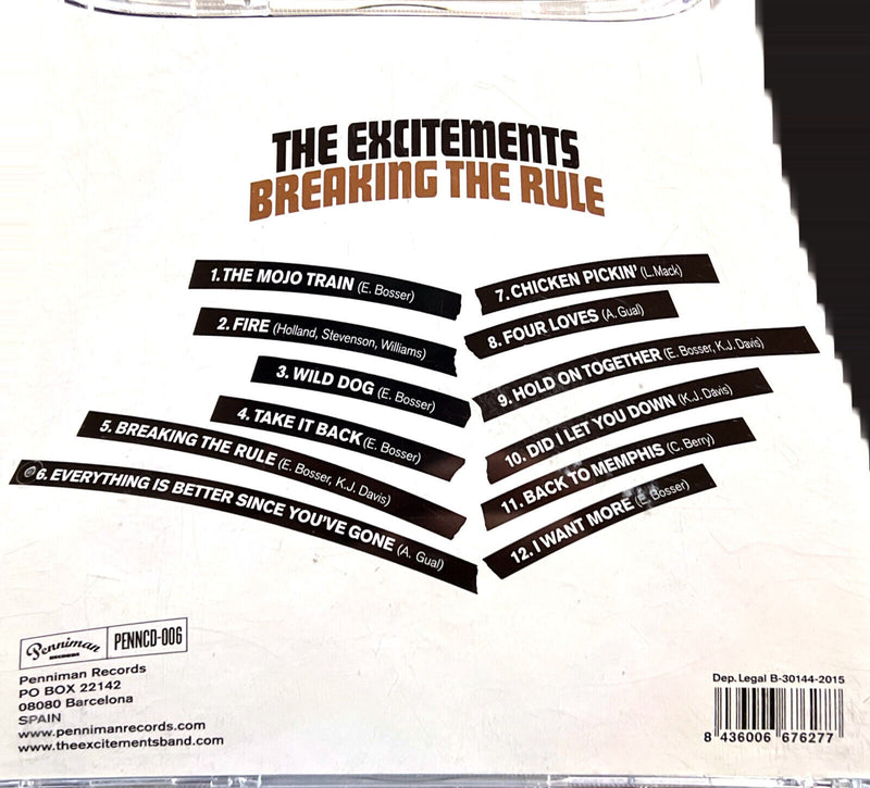 The Excitements CD Breaking The Rule
