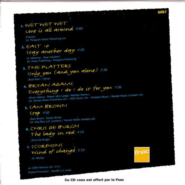 Compilation CD Parcours Danse - Promo - France (VG+/EX+)