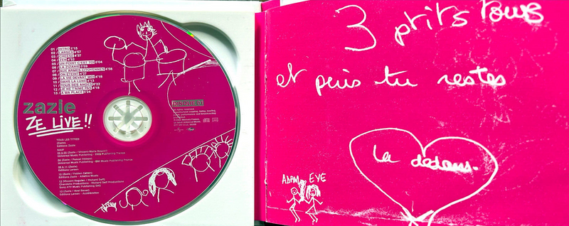 Zazie Coffret 2xCD Ze Live!!