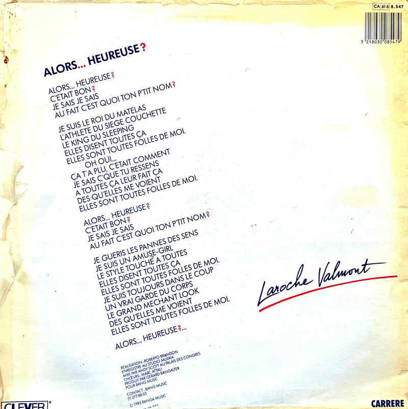 Laroche Valmont 12" Alors...Heureuse ? (The Slow)