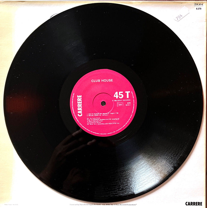 Club House 12" Do It Again (Medley With Billie Jean)