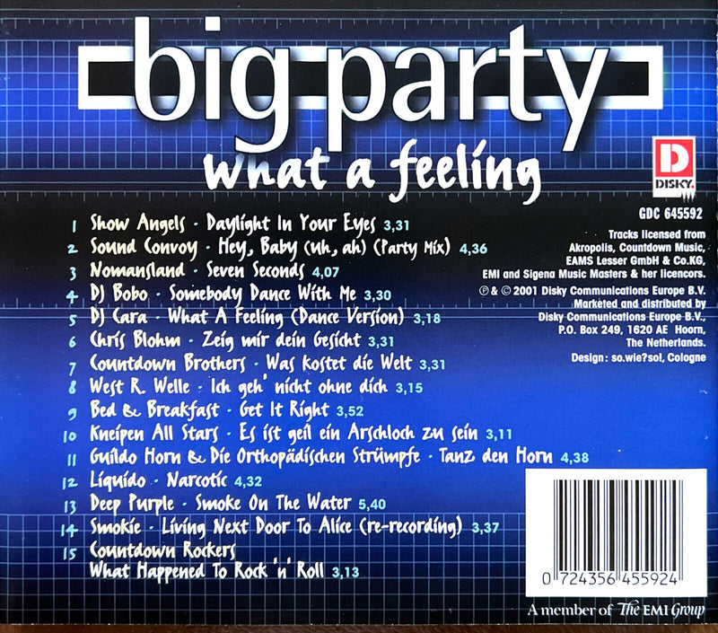 Various CD Big Party - What A Feeling