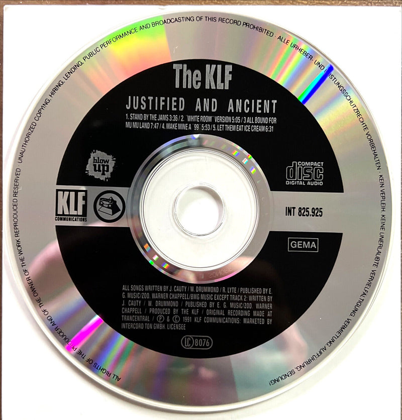 The KLF Maxi CD Justified & Ancient
