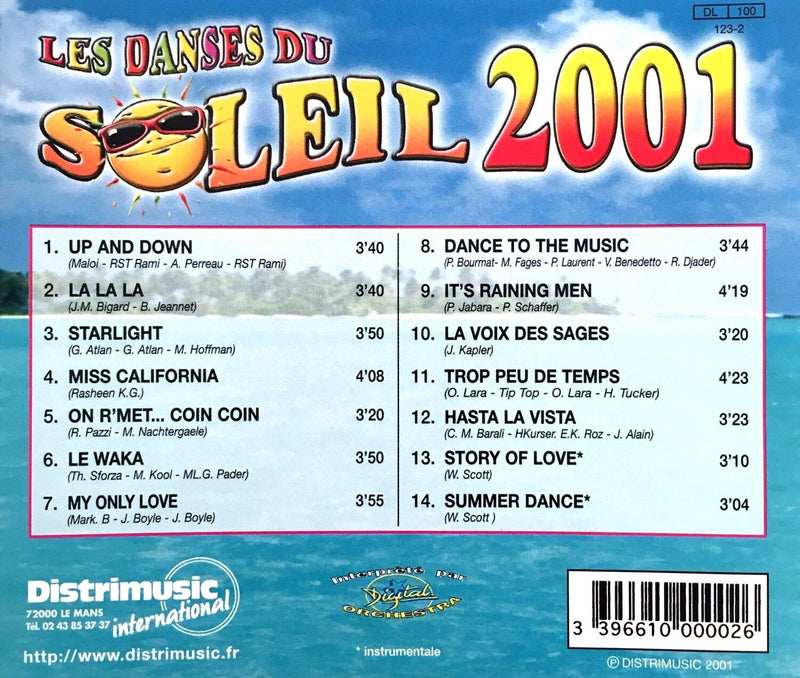 Compilation CD Les Danses Du Soleil 2001 - France (VG+/VG+)