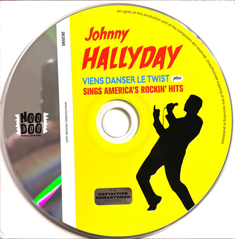 Johnny Hallyday CD Viens Danser Le Twist + Sings America's Rockin' Hits