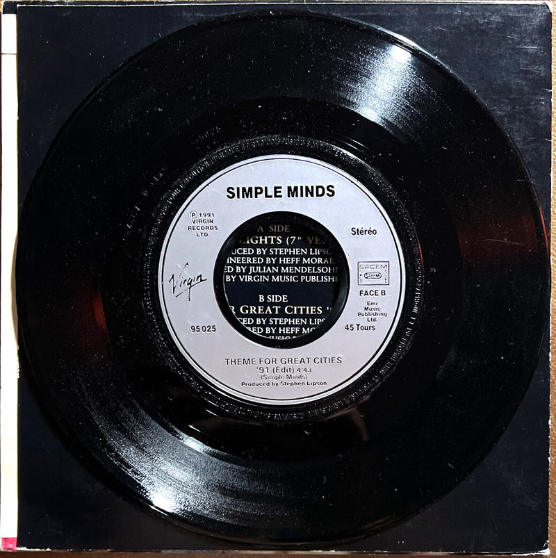 Simple Minds 7" See The Lights - France