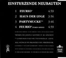 Einstuerzende Neubauten Maxi CD 3" Feurio! - Germany (EX+/EX+)