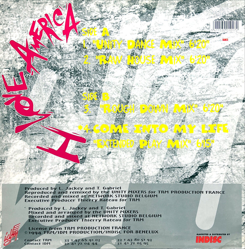 Tony Gabriel 12" I Love America