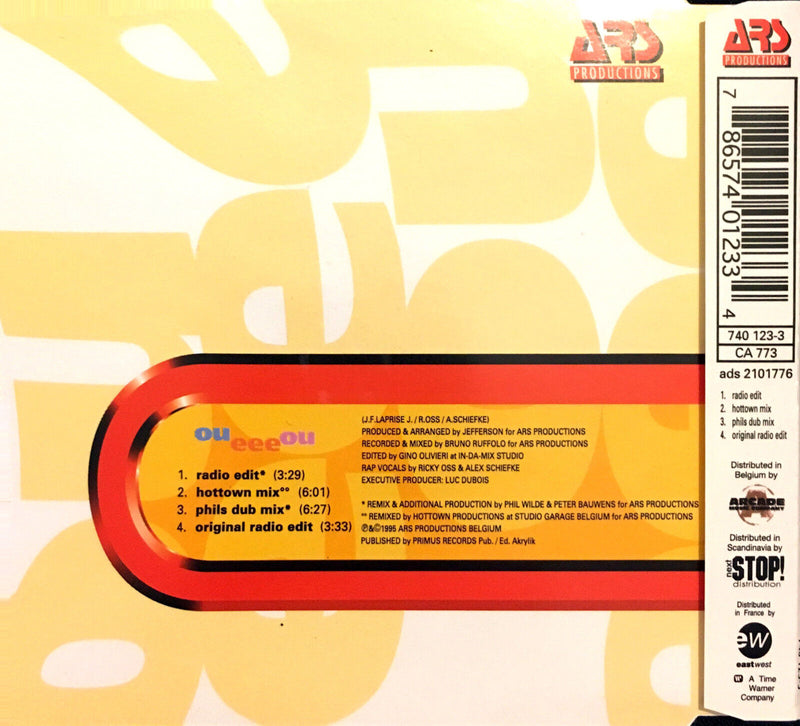 D.F.S. Maxi CD Ou Eee Ou - Belgium (EX+/VG)