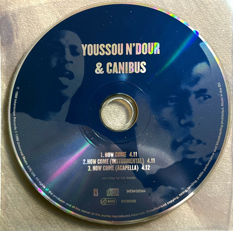 Youssou N'Dour & Canibus Maxi CD How Come - Germany