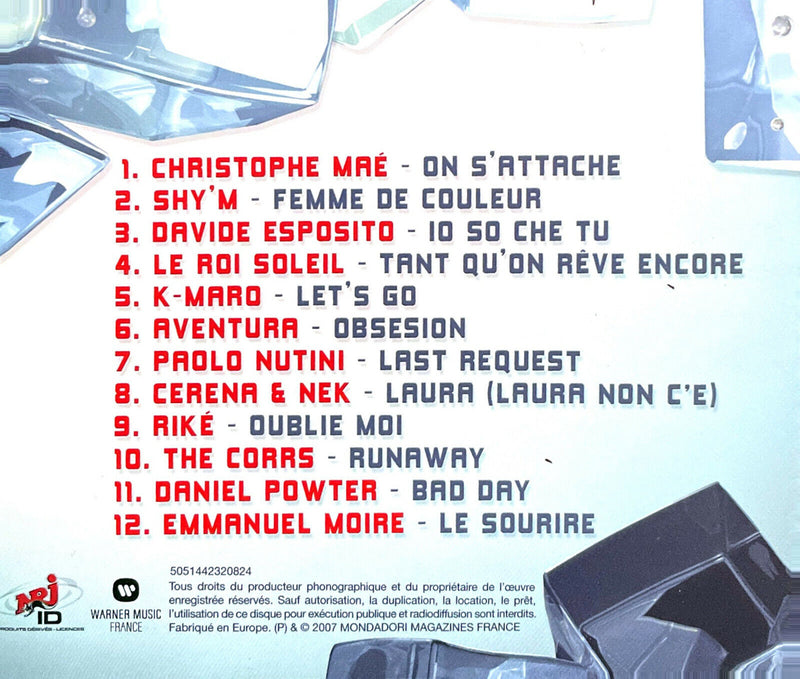 Compilation CD NRJ Hits Eté 2007 - France