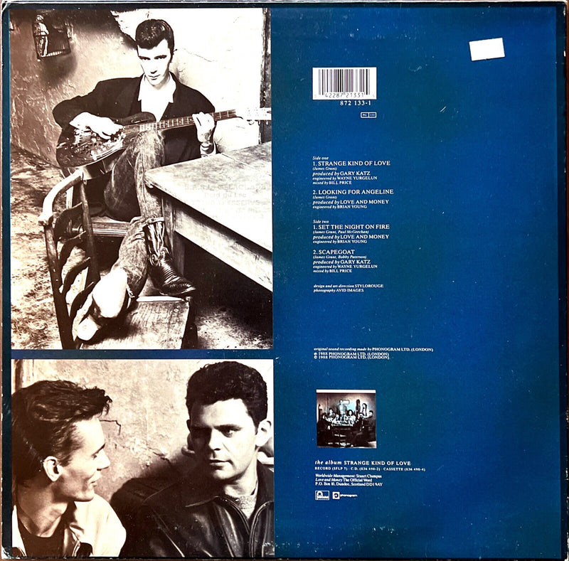 Love And Money 12" Strange Kind Of Love
