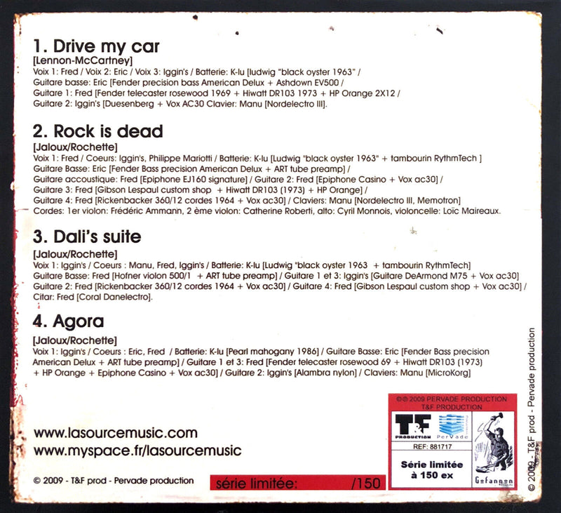 La Source Maxi CD Série Limitée - Digipak, 150 exemplaires - France (EX/M)