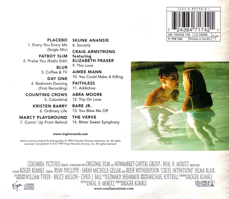 Compilation ‎CD Cruel Intentions (Music From The Original Motion Picture Soundtr