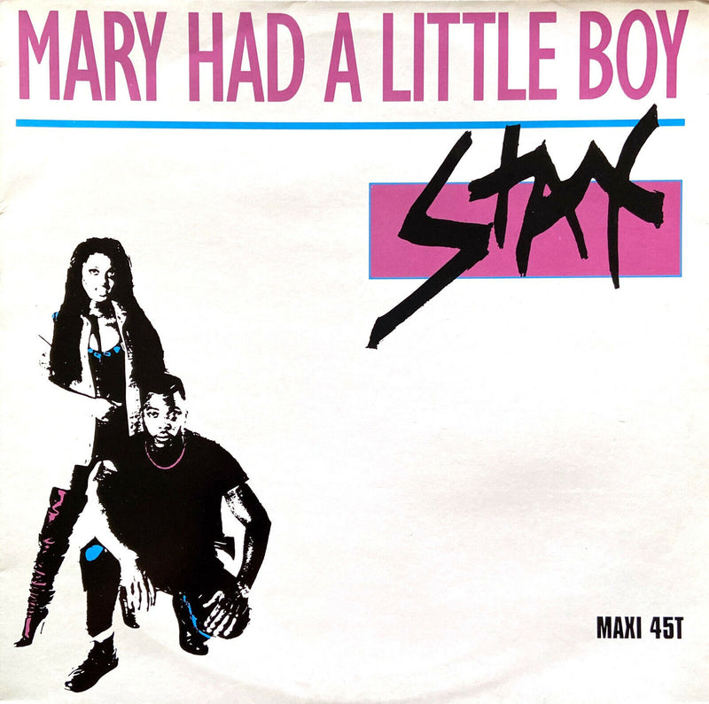 Stax ‎12" Mary Had A Little Boy - France (EX/EX)