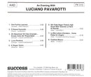 Luciano Pavarotti CD An Evening With Luciano Pavarotti