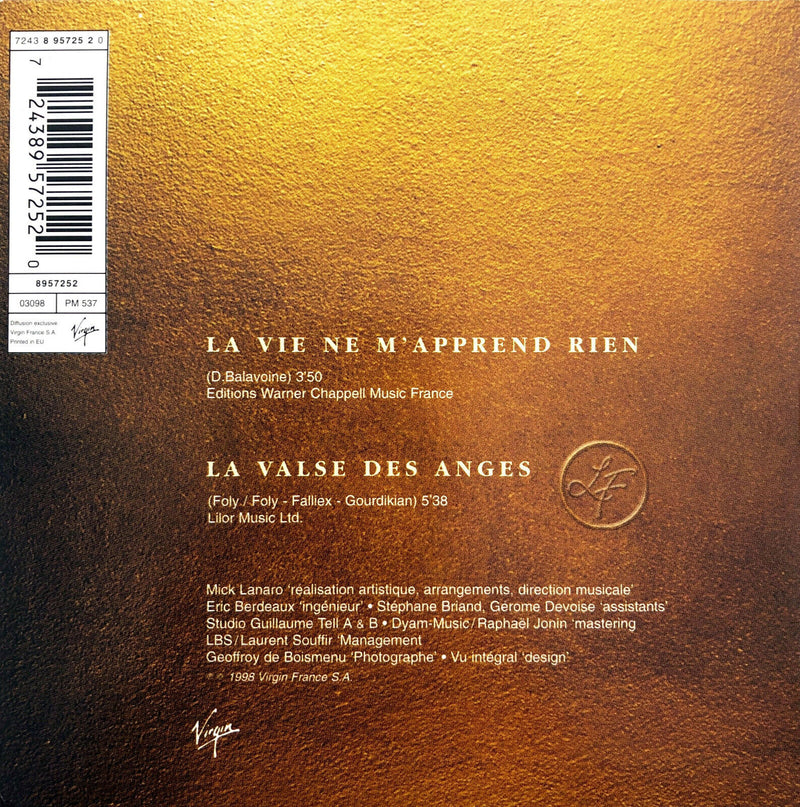 Liane Foly CD Single La Vie Ne M'apprend Rien - France (M/M)