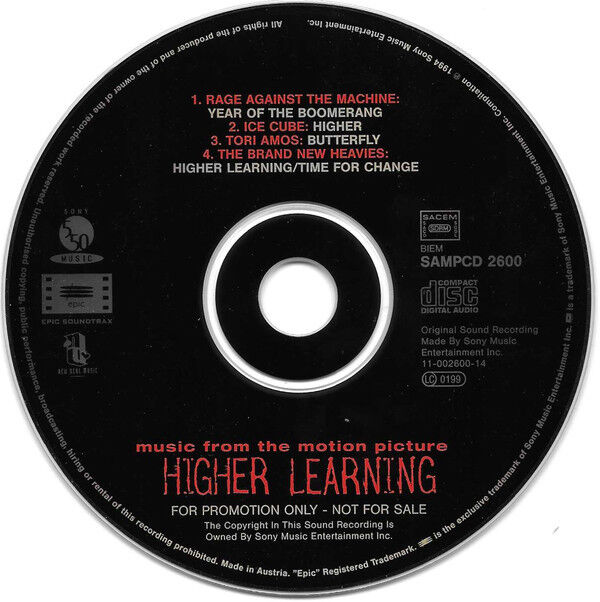 Compilation ‎Maxi CD 4 Track Sampler : Higher Learning (Question The Knowledge) 