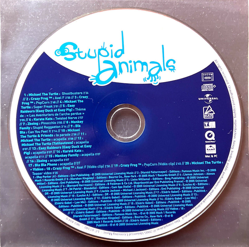 Compilation CD Stupid Animals - Lenticular