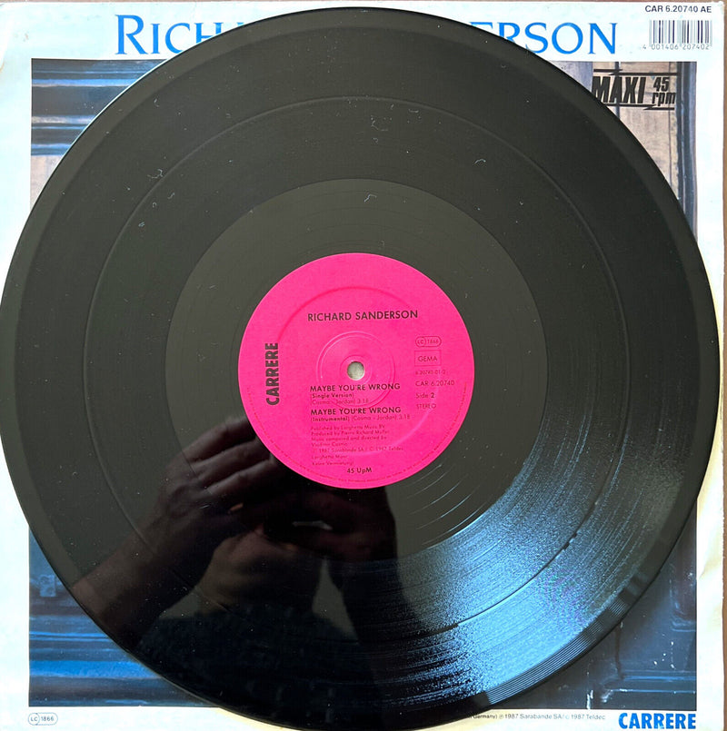Richard Sanderson 12" Maybe You're Wrong