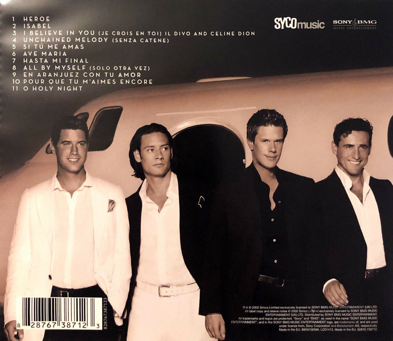 Il Divo ‎CD Ancora - Europe (EX+/EX+)