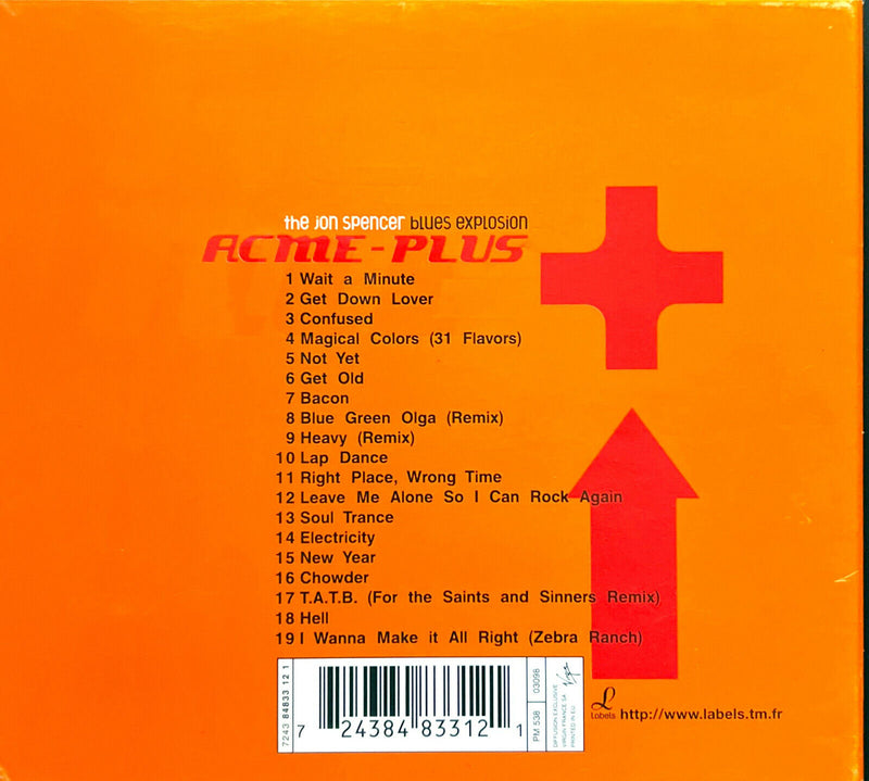 The Jon Spencer Blues Explosion CD Acme-Plus