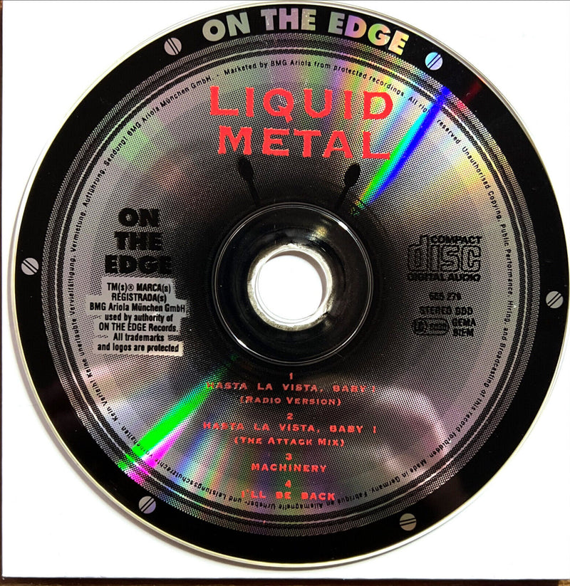 Liquid Metal Maxi CD Hasta La Vista, Baby!