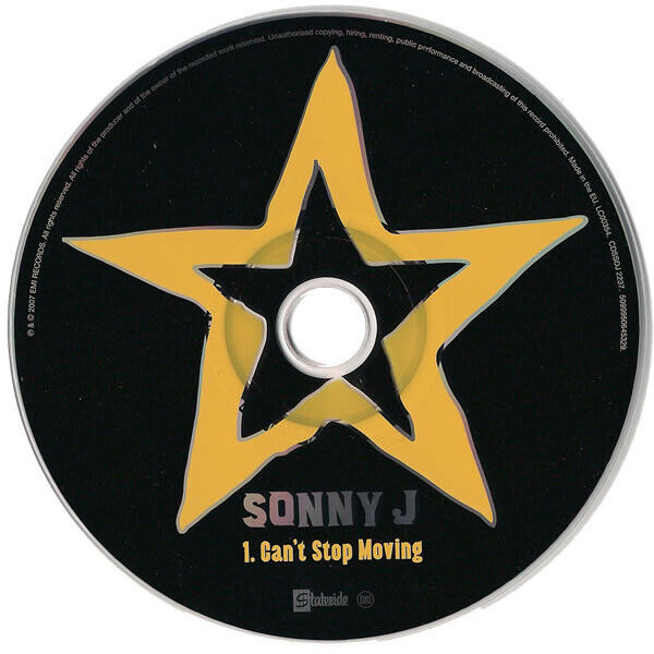 Sonny J ‎CD Single Can't Stop Moving - Promo - UK (EX/M)
