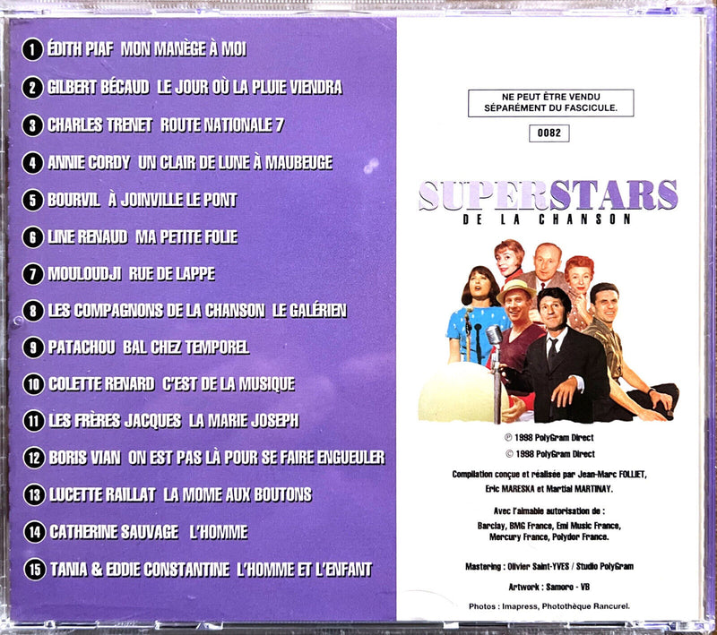Compilation CD Superstars De La Chanson N°29