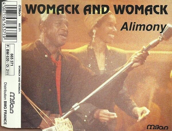 Womack And Womack Maxi CD Alimony - France (VG+/VG)