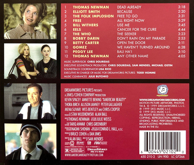 Compilation CD American Beauty (Music From The Original Motion Picture Soundtrac