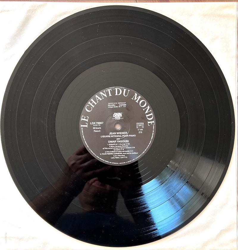 Jean Wiener, Omar Yagoubi 2xLP L'Œuvre Integrale Pour Piano
