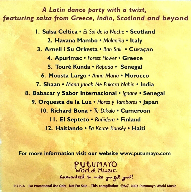 Compilation ‎CD Salsa Around The World - Promo - Holland (EX+/EX+)