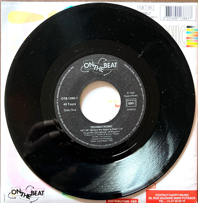 Technotronic 7" Get Up (Before The Night Is Over)