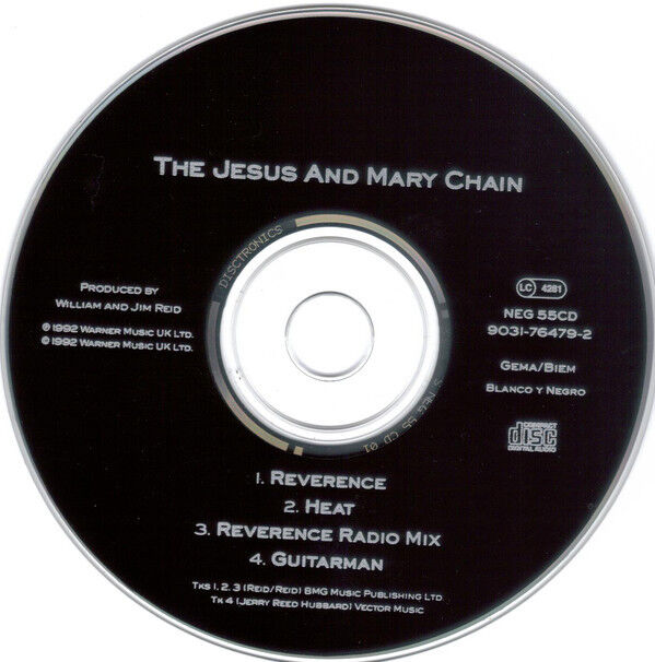 The Jesus And Mary Chain ‎Maxi CD Reverence - Europe (M/EX+)