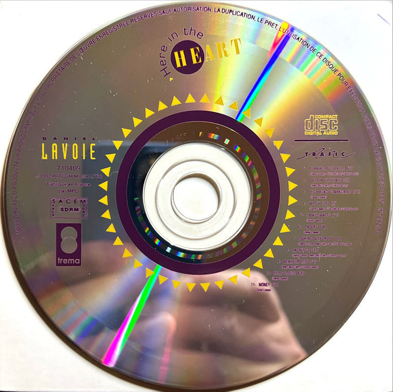 Daniel Lavoie CD Here In The Heart