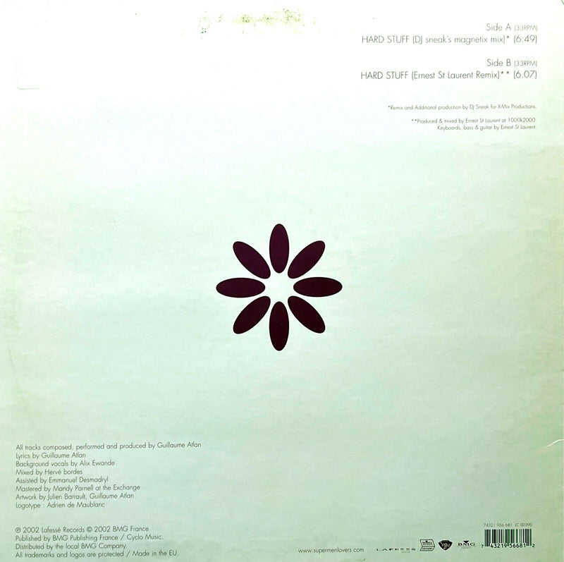 The Supermen Lovers 12" Hard Stuff Get Your Ticket For A Ride Remixes