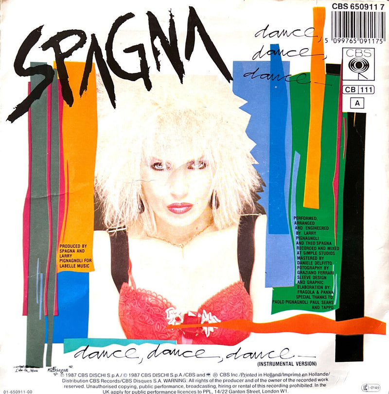Spagna 7" Dance, Dance, Dance