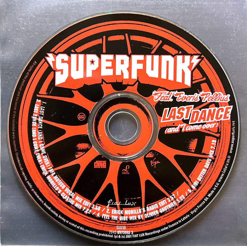 Superfunk Feat. Everis Pellius Maxi CD Last Dance (And I Come Over)