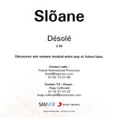 Sloane CD Single Désolé - Promo - France (M/M)