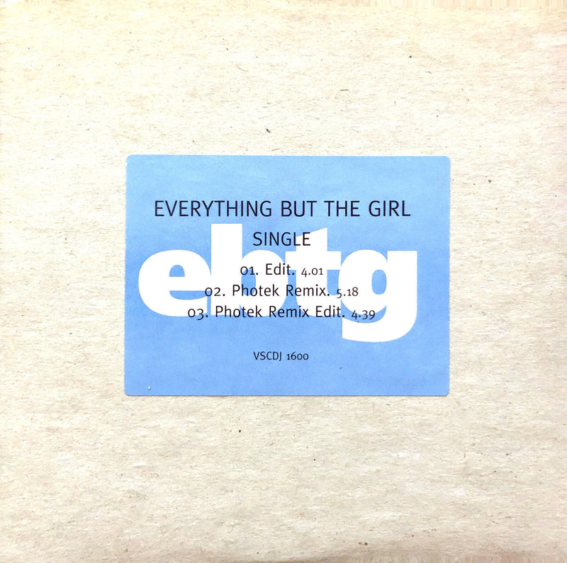 Everything But The Girl ‎CD Single Single - Promo - UK (EX+/EX+)