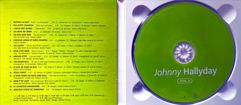 Johnny Hallyday CD Johnny Hallyday - Vol.2 - Europe