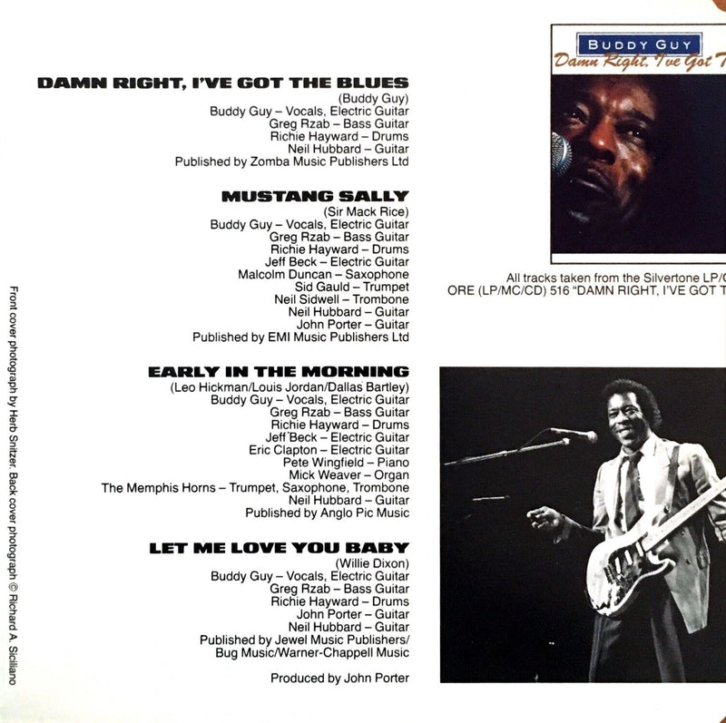 Buddy Guy ‎Maxi CD Damn Right, I've Got The Blues - Promo - England (EX+/EX+)