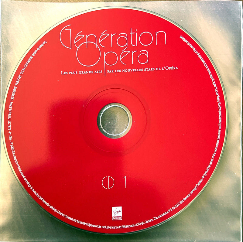 Various 2xCD Génération Opéra - Les Plus Grands Airs Par Les Nouvelles Stars De