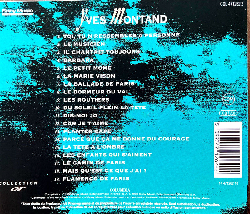 Yves Montand CD Yves Montand