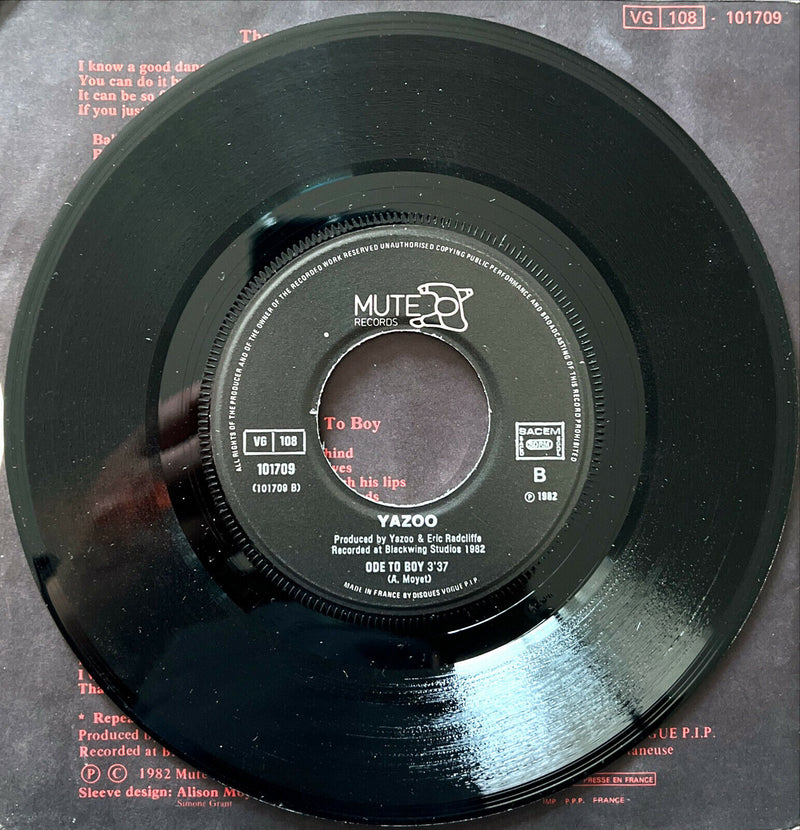 Yazoo 7" The Other Side Of Love