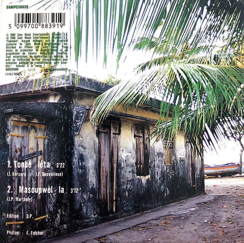 Kassav' CD Single Tombé Léta - France (EX/EX)